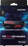 Samsung 990 Pro Heatsink 1TB M.2 SSD MZ-V9P1T0GW
