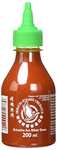 FLYING GOOSE Sriracha scharfe Chilisauce - scharf, grüne Kappe (2,08€ möglich) oder scharf & süß 2,37€ (1 x 200 ml) (Prime Spar-Abo)