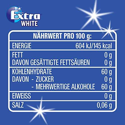 (Prime Spar-Abo) EXTRA Professional White Kaugummi | Frischer Atem | Zuckerfrei | Eine Dose | 1 x 50 Dragees 2,25€ (1,57€ mögl.)