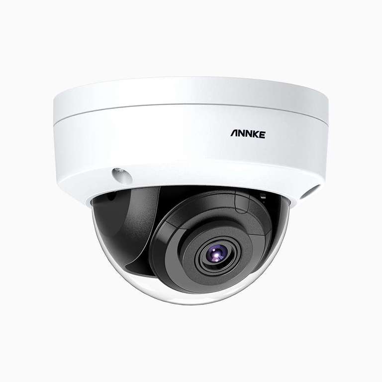 Annke VC800 Überwachungskamera (3840x2160@15fps, H.265, LAN, PoE, Nachtsicht & Bewegung, Mikrofon, microSD, ONVIF, IP67 & IK10)