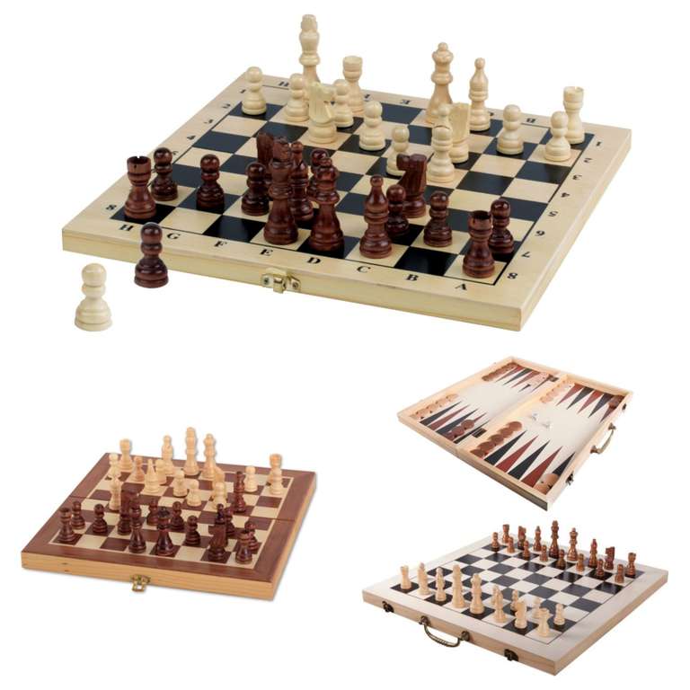 Natural Games Schach/Schachspiel Sammeldeal (3), z.B. Natural Games Schachkassette hell, 29x29cm, handgeschn. Figuren für 10,53€ [Thalia KC]