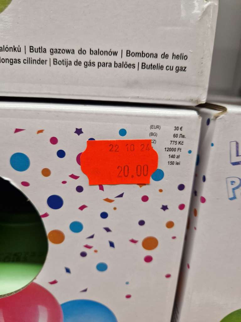 Ballongas Helium bei TEDI in Loxstedt nur 10€
