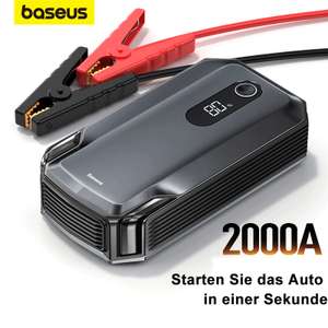 [ebay.de] Baseus Starthilfe Booster 2000A, 20000 mAh, 42W KFZ Ladegerät für 69,99 Euro
