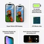 [Gebraucht wie neu] Apple iPhone 13 4/128GB grün (6.1", 2532x1170, OLED, A15 Bionic, 12MP, 4K60, 3240mAh, Lightning, Qi, IP68, 173g)