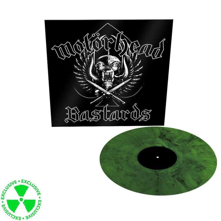 MOTÖRHEAD - Bastards [TRANSPARENT GREEN/BLACK MARBLED VINYL LP]