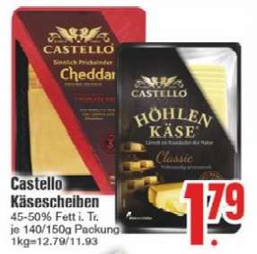 [Edeka Südbayern] Castello Käse + App Coupon = 0.79€
