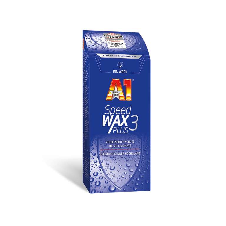 Dr. Wack A1 Speed Wax Plus 3 für 9.45 € plus Versand
