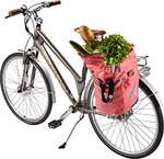 Deuter Mainhattan 17+10L Fahrradtasche in redwood-ink | BagFix-Halterung mit zwei Führungsschienen | Schultergurt | reflektierende Elemente