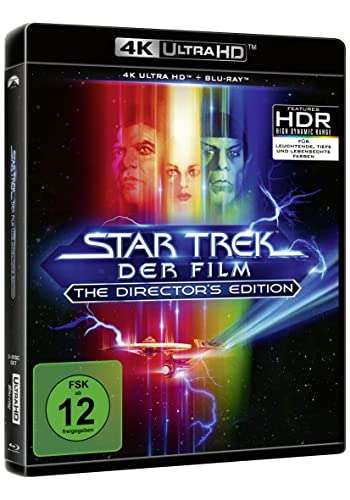 [Amazon Prime] Star Trek 1 Der Film, Teil 3, Teil 5 und Teil 6 jeweils 16,97€ - 4K Bluray