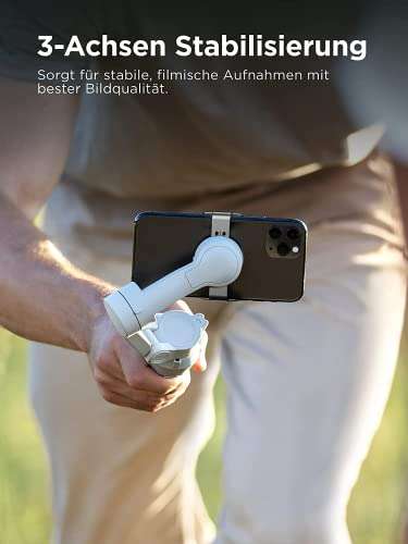 DJI OM 4 SE - Smartphone-Gimbal mit 3-Achsen Stabilisierung, Stativ, Magnetdesign