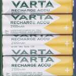[ACTION] Varta 4er-Pack NiMH Akkus: AA (3,99€) oder AAA (2,99€) // Varta Pocket Charger 57642 V2
