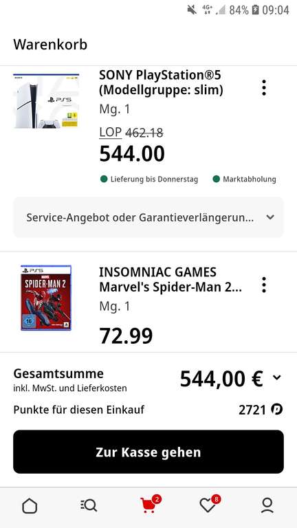 PlayStation 5 Slim Disk Edition + Spider-Man 2