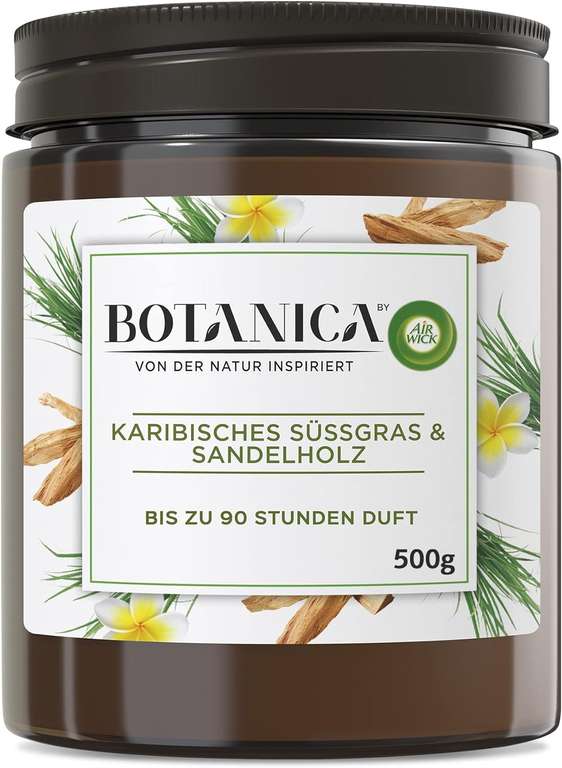 [Prime Day] Botanica by Air Wick Duftkerzen: z.B. Ananas und Tunesischer Rosmarin XL Duftkerze (bis zu 90h Brenndauer, 500g)