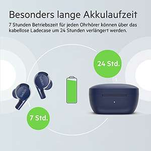 Belkin SoundForm Rise - Bluetooth In-Ear-Kopfhörer - ENC - 7 Std. Wiedergabe + 24 Std. Nachladen (per Case) - IPX5 - Blau