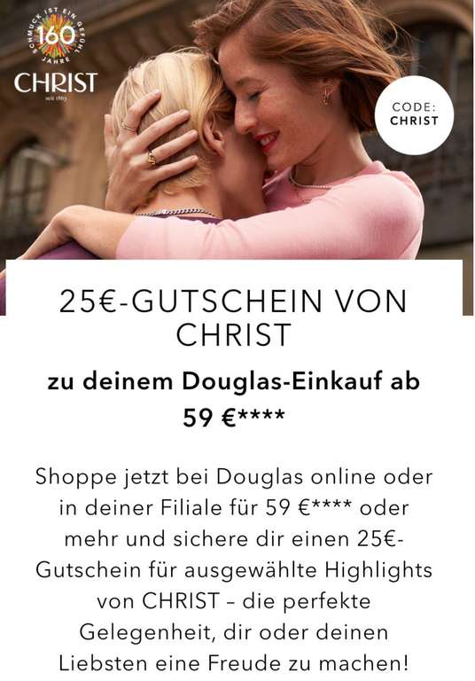 [Douglas/Payback] 20fach Punkte = 10% sparen ♡ ab 59€ Einkauf zzgl 25€ Christ-Gutschein geschenkt