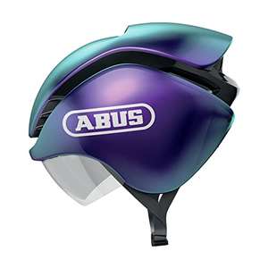ABUS GameChanger TRI Rennradhelm in flipflop purple und Gr. L (58-61cm) für Triathleten und Rennradfahrer