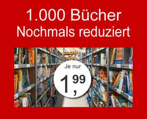[terrashop] Sale! 1000 Bücher für je 1,99€ (zzgl. Versand)