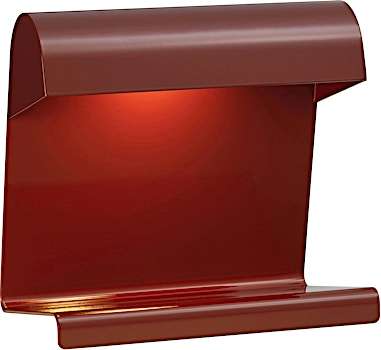 Vitra Lampe de Bureau Tischleuchte japanisches rot, Design : Jean Prouvé