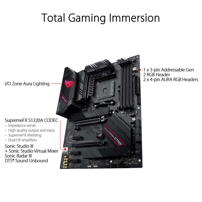 [Amazon Prime] ASUS ROG Strix B550-F Gaming Mainboard Sockel AM4