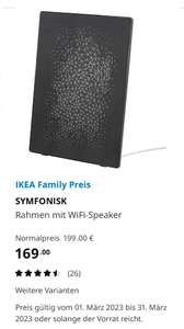 [Ikea Family Ulm] Symfonisk Bilderrahmen in schwarz