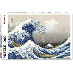 Puzzle von Piatnik mit 1.000 Teilen: Hokusai - Die große Welle oder Banksy - Zimmermädchen für jeweils 8,81€ + 3,56€ Versand