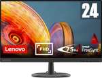 Lenovo C24-25 (23,8 Zoll, 1920x1080, Full HD, 75Hz, WideView, VA, entspiegelt) Monitor (VGA, HDMI, 4ms Reaktionszeit, AMD Radeon FreeSync)
