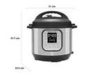 Instant Pot Duo 7-in-1 Smart Cooker 5,7L | Schnellkochtopf, Schongarer, Reiskocher, Sautierpfanne, Joghurtbereiter, Dampfgarer, Speisewärmer