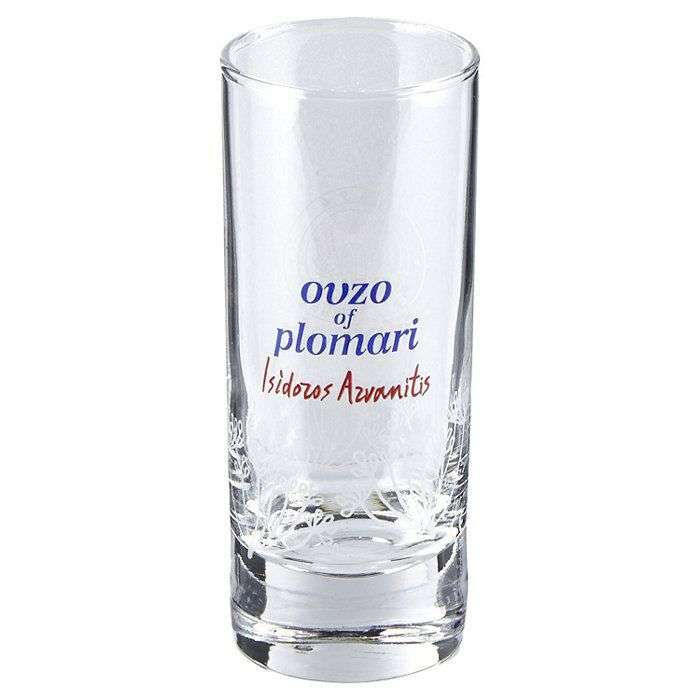Ouzo Plomari mit Glas