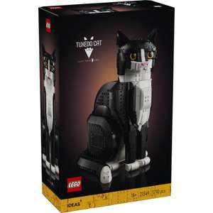 LEGO Ideas - Schwarz-weiße Katze (21349) und Polybag