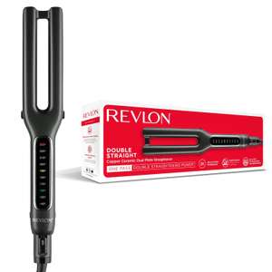 Revlon RVST2204E Double Straight Glätteisen für 8,95€ + Gratis Versand (10 LED-Wärmestufen bis 235 °C, Abschaltautomatik, Kupfer-Keramik)