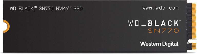 WD SN770 2 TB, SSD (schwarz, PCIe 4.0 x4, NVMe, M.2 2280)