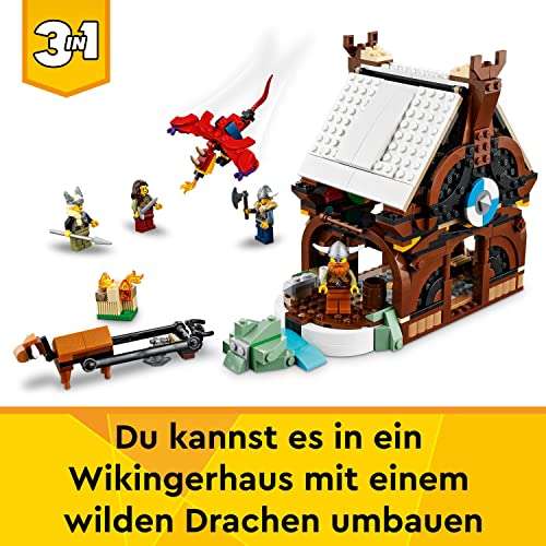 [PRIME] Lego 31132 Creator 3 in 1 Wikingerschiff mit Midgardschlange