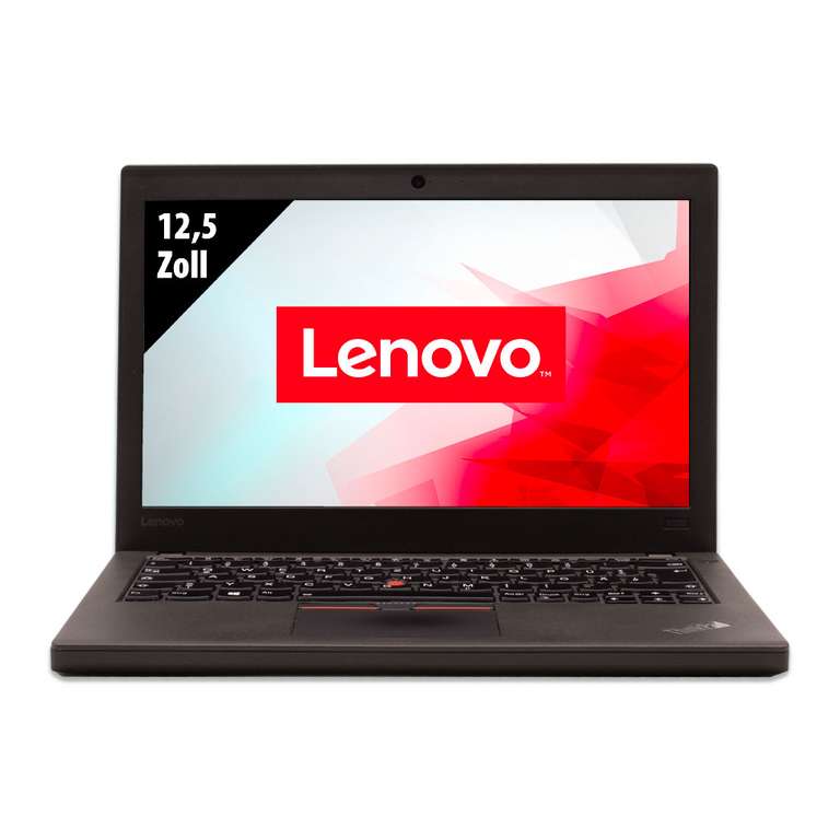 [Gebraucht - Grade A] Lenovo ThinkPad X270 - 12,5" IPS (1920x1080), Core i5-6300U, 8GB RAM, 250GB SSD - Win10Pro