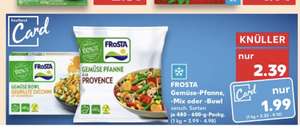 [Kaufland] mit Kauflandcard, Frosta Gemüsepfanne -mix oder -bowl