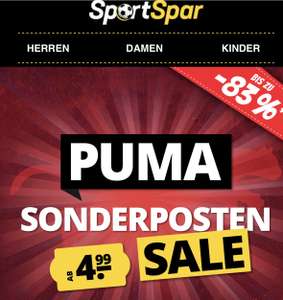 Puma Sonderposten Verkauf bei Sportspar z.B. PUMA Pace Lab Down Herren Bomberjacke für 53,94€