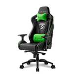 Sharkoon SKILLER SGS4, Gaming-Stuhl (schwarz/grün)