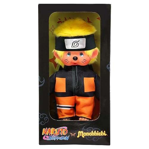 Bandai Monchhichi - Monchhichi Naruto Shippuden, 20 cm - Kultplüschtier der 80er für 25,01€ (Prime)