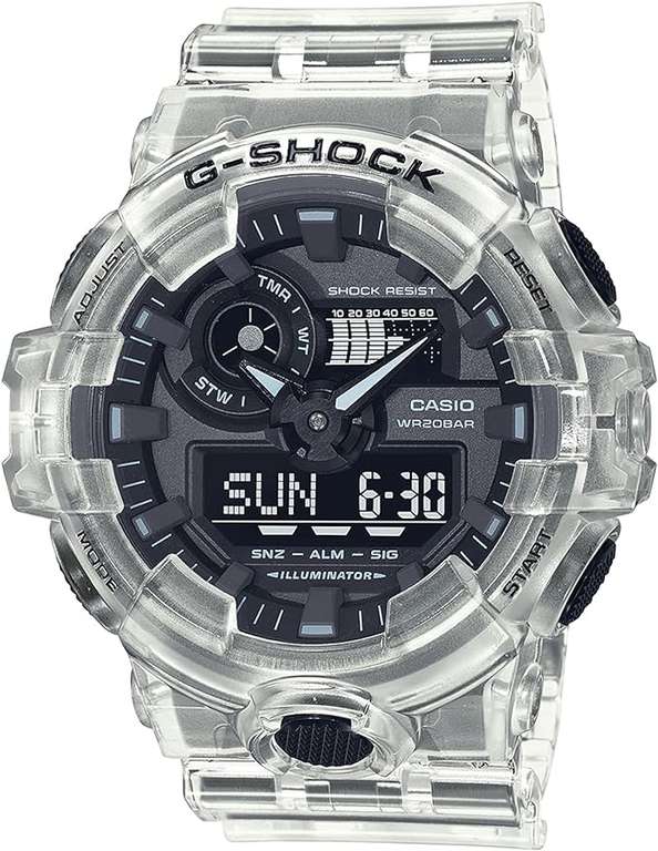 Casio G-Shock "GA-700SKE-7AER" mit Weltzeit und 5-Jahre-Batterie