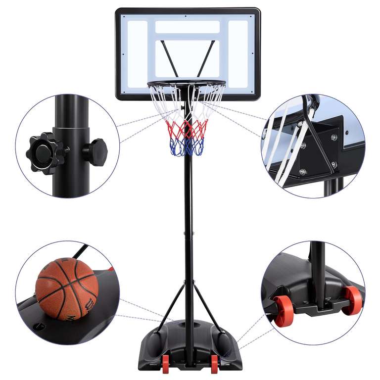 | Basketballkorb mydealz Rollen mit