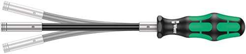 Wera 393 S Bit-Handhalter extra slim mit flexiblem Schaft, 1/4" x 173,5 mm (Prime)
