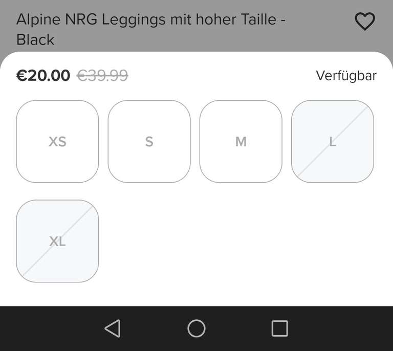 Alpine NRG Sport Leggings mit hoher Taille