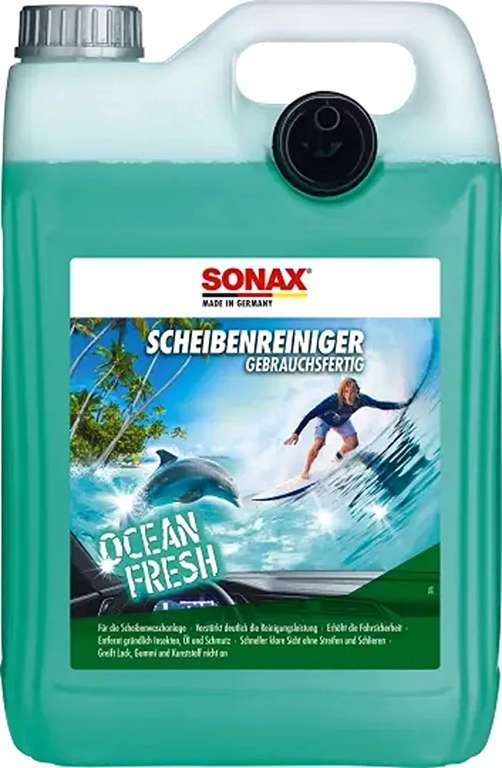 SONAX ScheibenReiniger Ocean-Fresh, 5 Liter, gebrauchsfertig für 7,05€ (Prime)