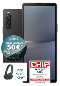 [Vodafone-Netz + RNM] Sony XPERIA 10 V + WH-CH520 & Otelo Allnet-Flat 20GB LTE für 19,99€ mtl. + 53,99€ ZZ | 50€ bei RNM + 50€ Trade-In