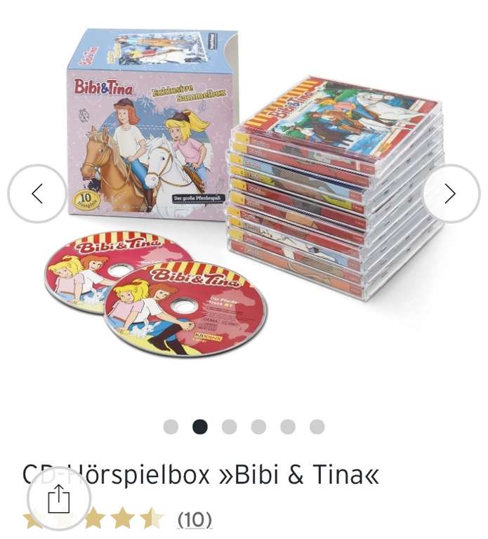 Bibi & Tina CD-Box mit 10 CDs für 17€ möglich