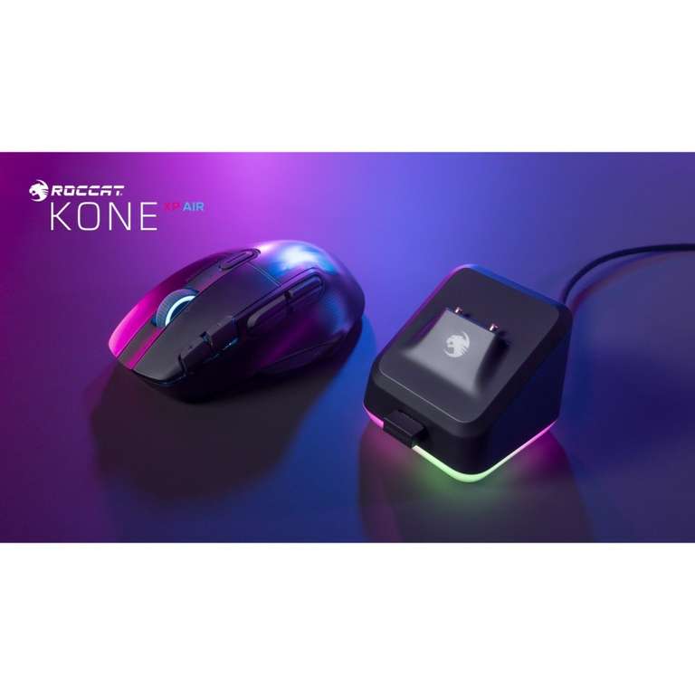 Roccat Kone Xp Air kabellose Gaming Maus mit Ladestation | Bei NL-Anmeldung für 99,90€