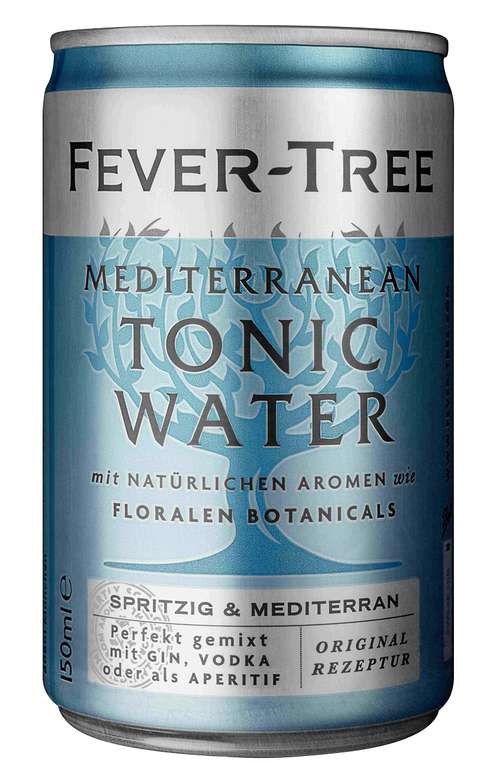 24x150ml FEVER-TREE Tonic Water in Dosen Zwei verschiedene Sorten im Oster Deal bei Amazon (Prime)