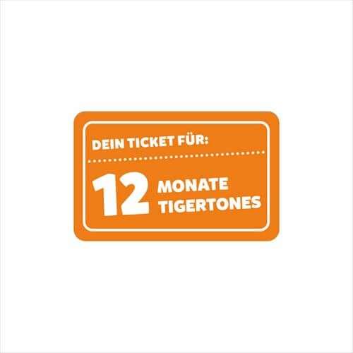 12 Monate Tigermedia Tigertones-Ticket / Tigerticket für die Tigerbox + bis zu vier Prämienartikel