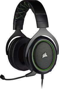 Corsair HS50 Pro Gaming Headset schwarz/grün (Over-Ear, 3.5mm Klinke, Lautstärkeregler & Mute, Mikrofon abnehmbar, 1.8m Kabel)