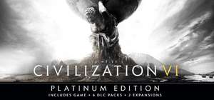 [Steam] Civilization 6 Platinum Edition (inkl. beide Erweiterungen und 6 DLC-Packs)