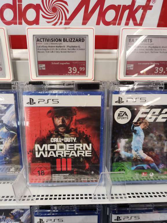[Lokal Erfurt Media Markt TEC] Call of Duty MW III PS5